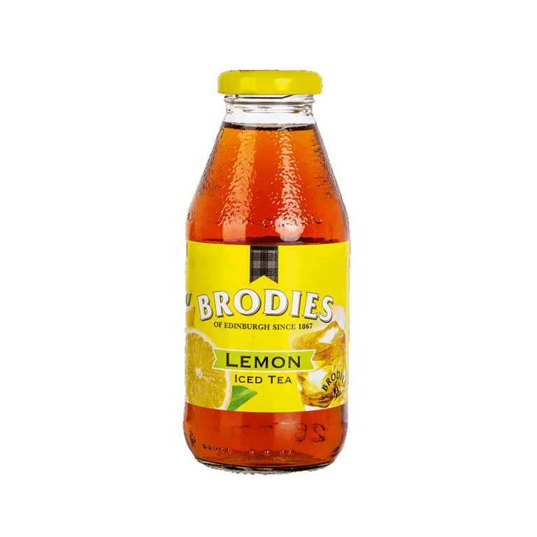 Produktbild: Brodies Eistee Zitrone, Flasche, Packung mit 12 Flaschen