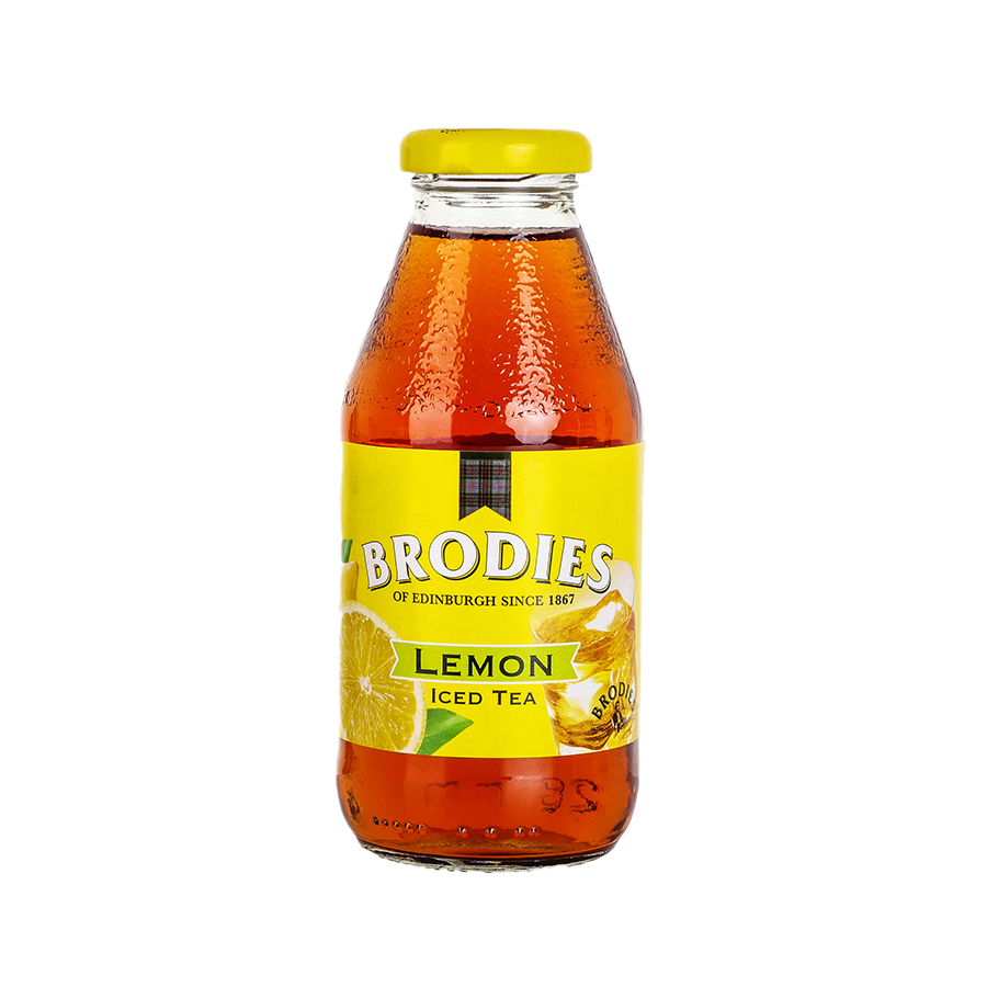 Produktbild: Brodies Eistee Zitrone, Flasche, Packung mit 12 Flaschen